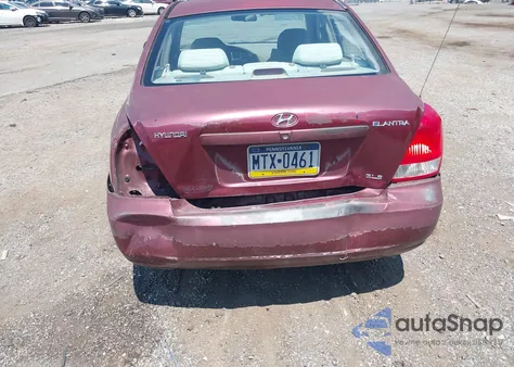 2001 Hyundai Elantra Gls z USA, uszkodzony, nr VIN KMHDN45D31U109774